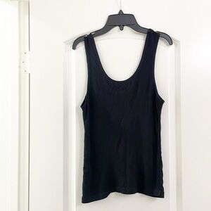Just In Time black tank top